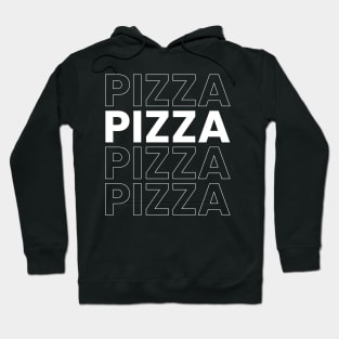 pizza typography design Hoodie